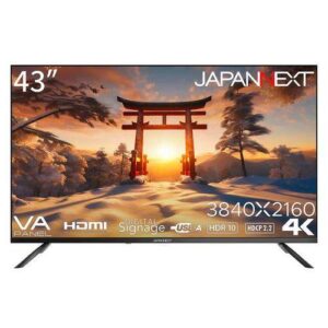 ジャパンネクスト JAPANNEXT JN-V43UHDR-U 43型 4Kディスプレイ